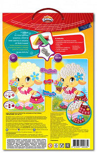 Набор для детского творчества Dalis Раскраска из пластилина Овечка Лиля МС-313