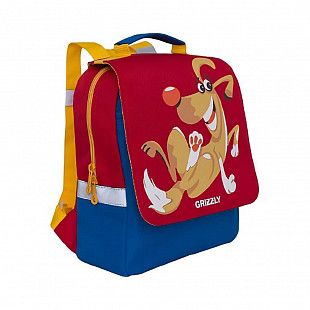 Детский рюкзак GRIZZLY RK-998-1 red/blue