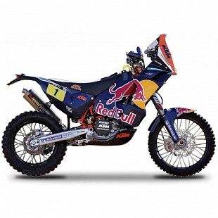 Масштабная модель Bburago 1:18 KТМ 450 Rally (Dakar Rally) 18-51000/18-51071 Blue