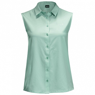 Рубашка женская Jack Wolfskin Sonora Sleeveless Shirt W light jade