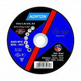 Круг отрезной для металла Norton 12,5x0,3x2,22 см Vulcan 66252925448