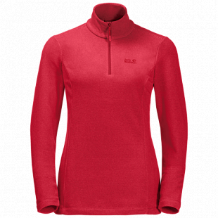 Пуловер женский Jack Wolfskin Arco Women red fire stripes