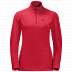 Пуловер женский Jack Wolfskin Arco Women red fire stripes