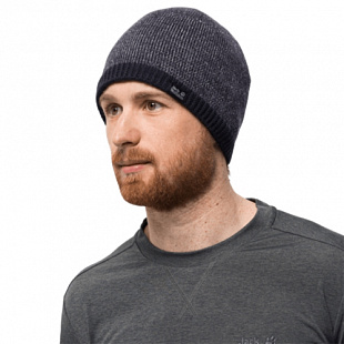 Шапка мужская Jack Wolfskin Stormlock Foggy Cap night blue 1906241-1010561