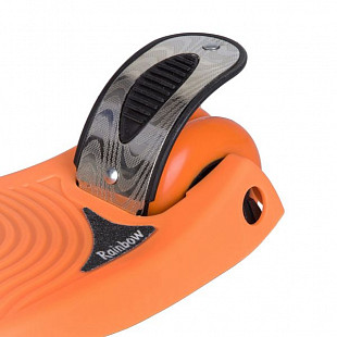 Самокат-кикборд Novatrack RainBow Подростковый Orange 120B.RAINBOW.OR8