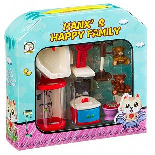 Игровой набор домик с акссесуарами, ванна HY-033AE