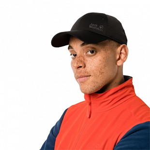 Бейсболка мужская Jack Wolfskin Solution Cap black 1908501-6000