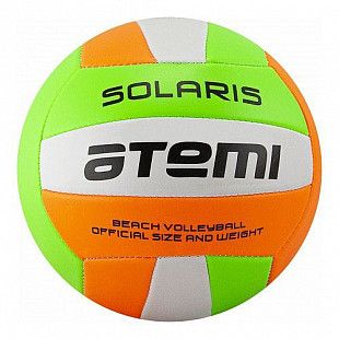 Мяч волейбольный Atemi Solaris green/white/orange