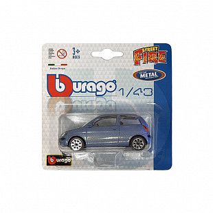 Машинка Bburago 1:43 Lancia Nuova Ypsilon 2003 (18-30001/18-30014) blue