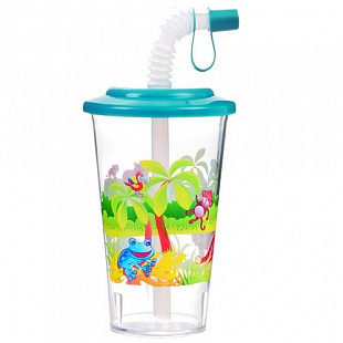 Поильник Canpol babies С трубочкой 320 мл 4/112 Turquoise