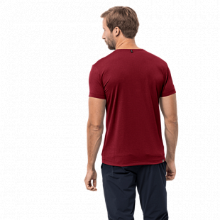 Футболка мужская Jack Wolfskin Jwp T M dark lacquer red