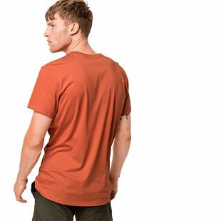Футболка мужская Jack Wolfskin Logo Ocean T M saffron orange