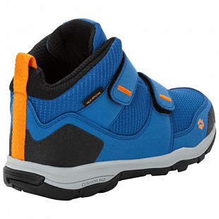 Водонепроницаемые кроссовки детские Jack Wolfskin Mtn Attack 3 Texapore Mid Vc K blue / orange
