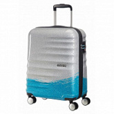 Чемодан American Tourister Wavebreaker 55 см 15G-11001 Silver/Blue