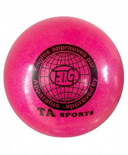 Мяч для художественной гимнастики RGB-102 19 см Pink
