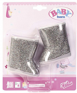 Обувь для куклы Baby Born Сапожки 824573 grey
