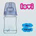Стеклянная бутылочка для кормления Lovi 150мл, 0м+ 74/104 boy