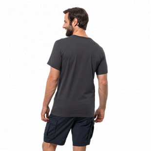 Футболка мужская Jack Wolfskin Slogan T Men phantom