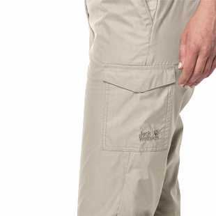 Ветрозащитные брюки женские Jack Wolfskin Lakeside Pants W dusty grey