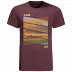 Футболка мужская Jack Wolfskin Motosu Lake T M port wine