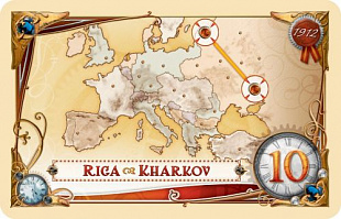 Настольная игра Hobby World Ticket to Ride. Европа: 1912 1626