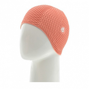 Шапочка для бассейна (плавания) женская Mad Wave Bubble pink