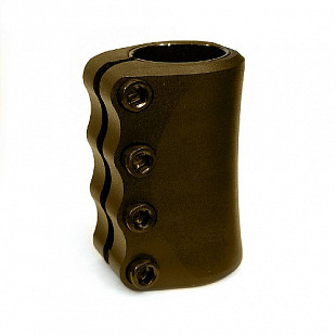 Зажим для самоката Tech Team 4 болта CL-G 31,8/34,9 SCS (Goliath) brown