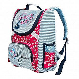 Школьный рюкзак Polar Д1403 grey/blue