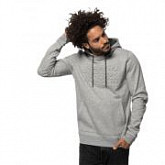 Пуловер мужский Jack Wolfskin Winter Logo Hoody M grey heather