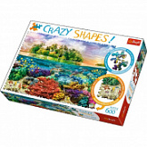 Пазл Crazy Shapes Trefl Тропический остров 600 шт 11113