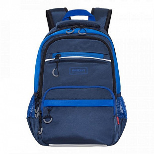 Рюкзак школьный GRIZZLY RB-054-5 /4 blue