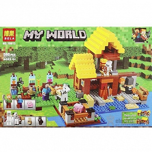 Конструктор Bela Minecraft Фермерский домик 10813