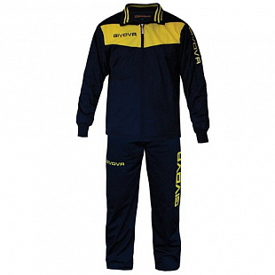 Спортивный костюм Givova Tuta Vela TR019 blue/yellow