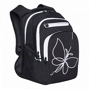 Рюкзак школьный GRIZZLY RG-161-2 /4 black/white