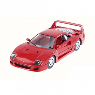 Коллекционная машина Bburago 1:24 Race And Play F40 (18-26016) red