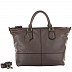 Женская сумка из кожи Pola 8309 dark grey