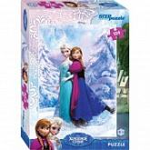 Пазлы Step Puzzle 104 "Холодное сердце" 82126