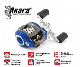 Катушка мультипликаторная Akara Sigeria AK-SR-6LS