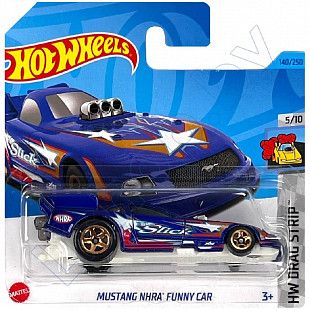 Машинка Hot Wheels Базовой коллекции Mustang NHRA Funny Car 140/250 (5785 HKK04) mainline 2023
