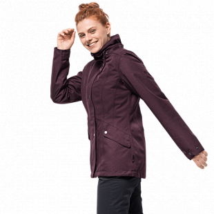 Куртка женская Jack Wolfskin Park Avenue Jacket burgundy