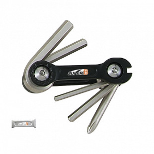 Набор инструментов складной Super B ТВ-9860 6 в 1 silver NSB98676