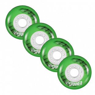 Колеса Powerslide Spinner 80мм/85a 905283/green 4 шт 