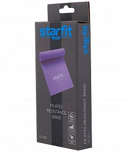 Лента для пилатеса Starfit ES-201 1200х150х0,65 мм purple pastel