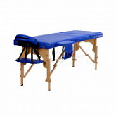 Массажный стол Body Fit 70 см складной 3-с деревянный XXL Blue