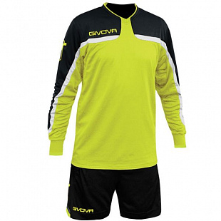Форма вратарская футбольная Givova Trafford KITP007 yellow/black