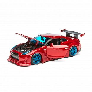 Масштабная модель автомобиля Maisto 1:24 Nissan GT-R (32526) red