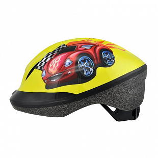 Велошлем детский HQBC FUNQ Red Car yellow