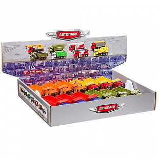 Набор металлических инерционных машин Play Smart Автопарк 4 вида 6553