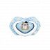 Пустышка Canpol babies Bonjour Paris Силиконовая Симметричная 6-18 мес., 2 шт. (22/648_blu) blue