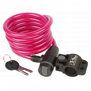 Замок M-Wave 10х1800мм pink 5-233868